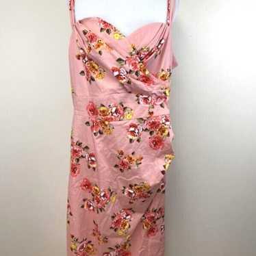 Stop Staring 20W Arana Pink Floral Dress Alicia E… - image 1