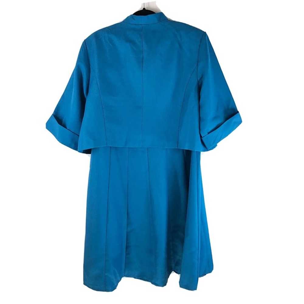 Roamans Set Outfit A Line Dress Jacket Sleeveless… - image 2