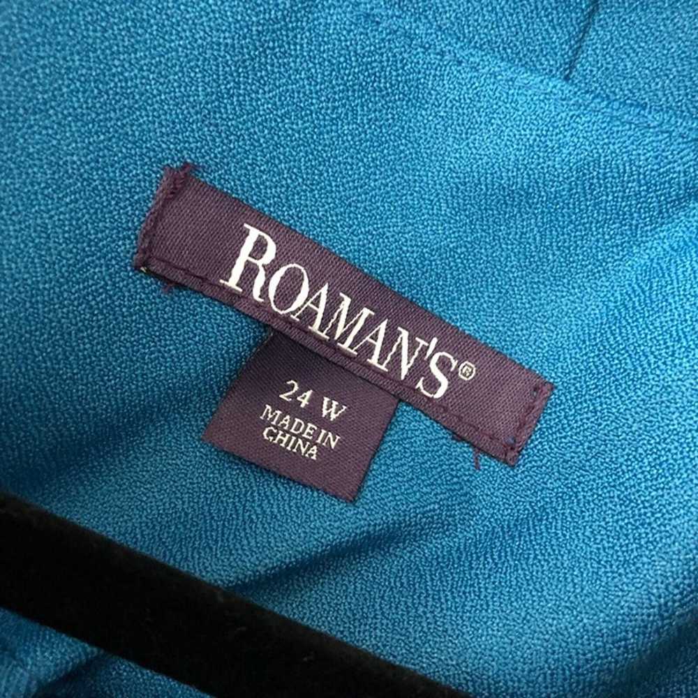 Roamans Set Outfit A Line Dress Jacket Sleeveless… - image 5