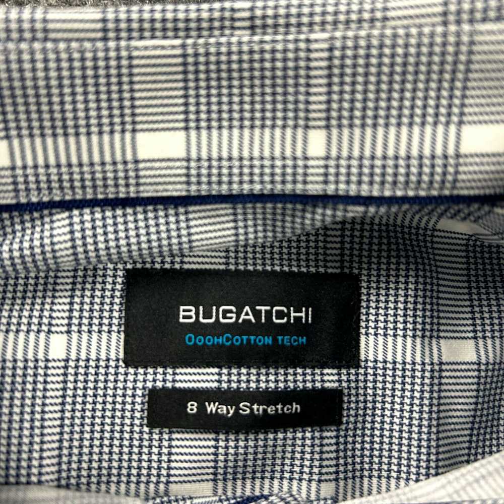 Bugatchi Bugatchi Shirt Mens Large Gray Plaid But… - image 3