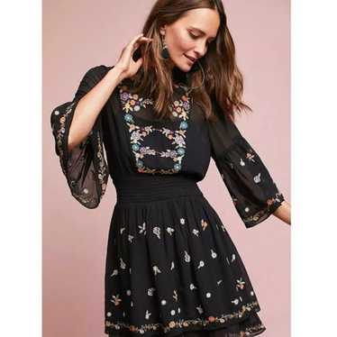 MAEVE Anthropologie Anfisa Embroidered Tunic Dres… - image 1