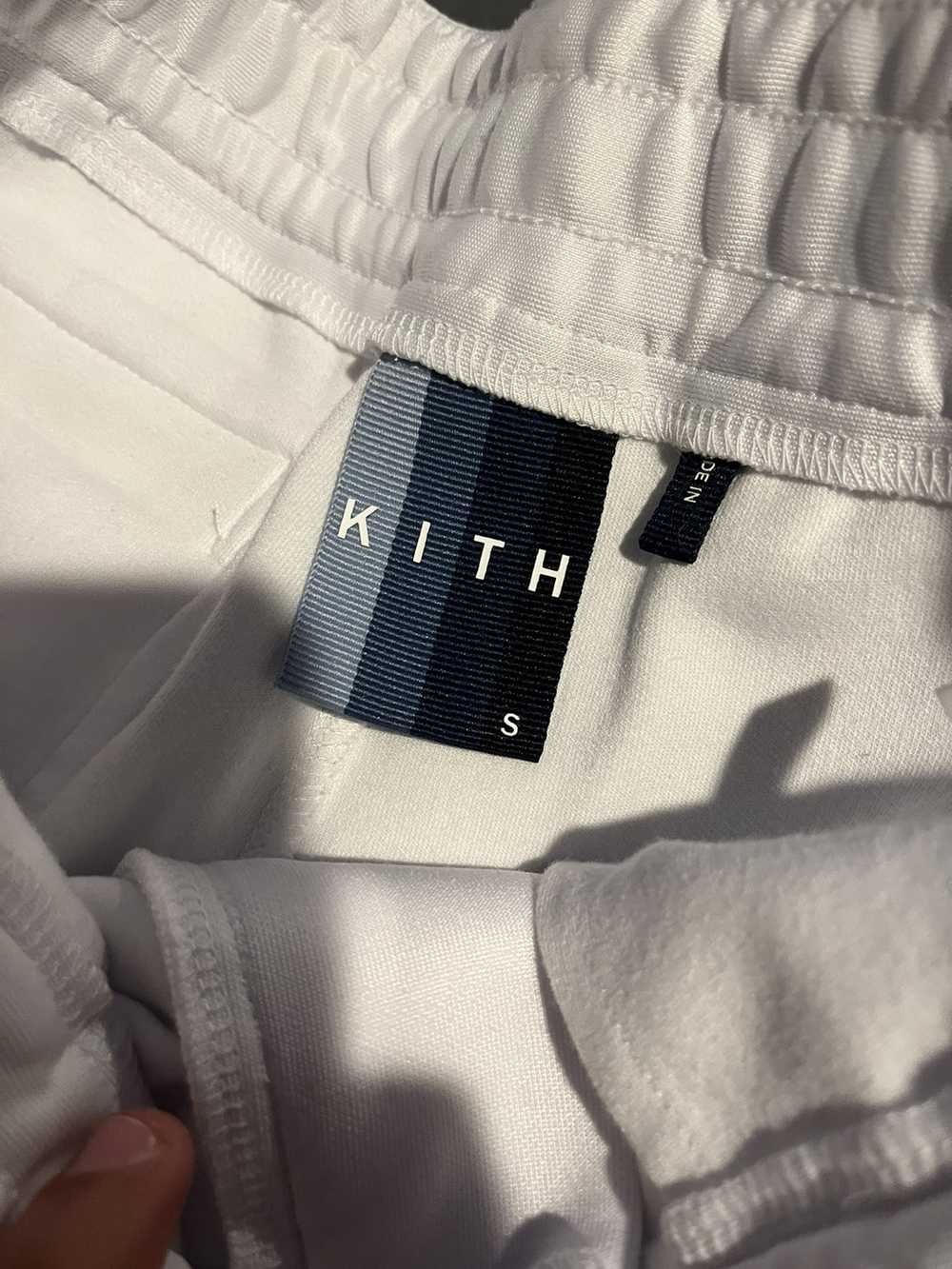 Kith Kith White with Green Stripe Casual Track pa… - image 8