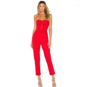 Gino Jumpsuit Lovers + Friends in Cherry