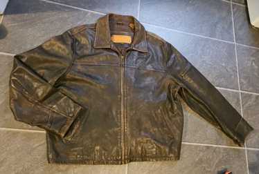Leather jacket × timberland - Gem