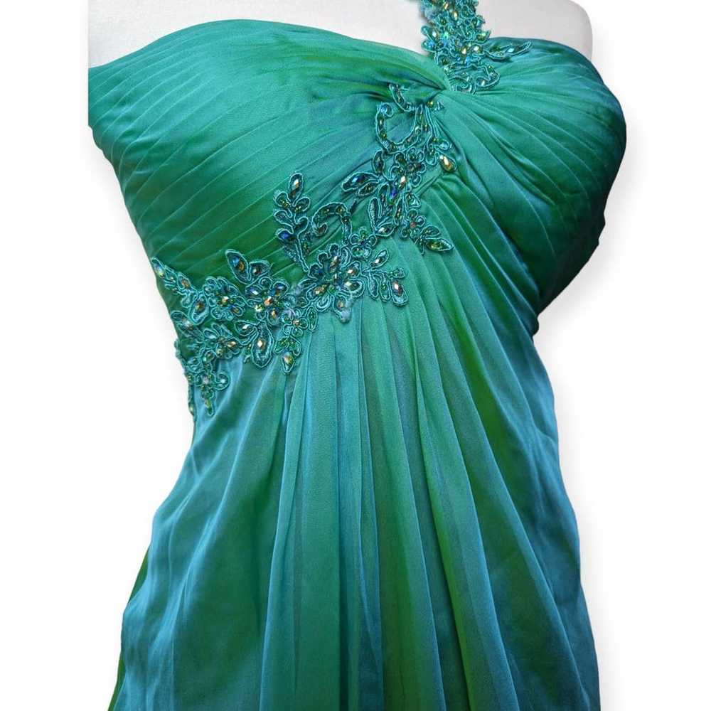 La Femme Formal Iridescent Green Prom Homecoming … - image 4