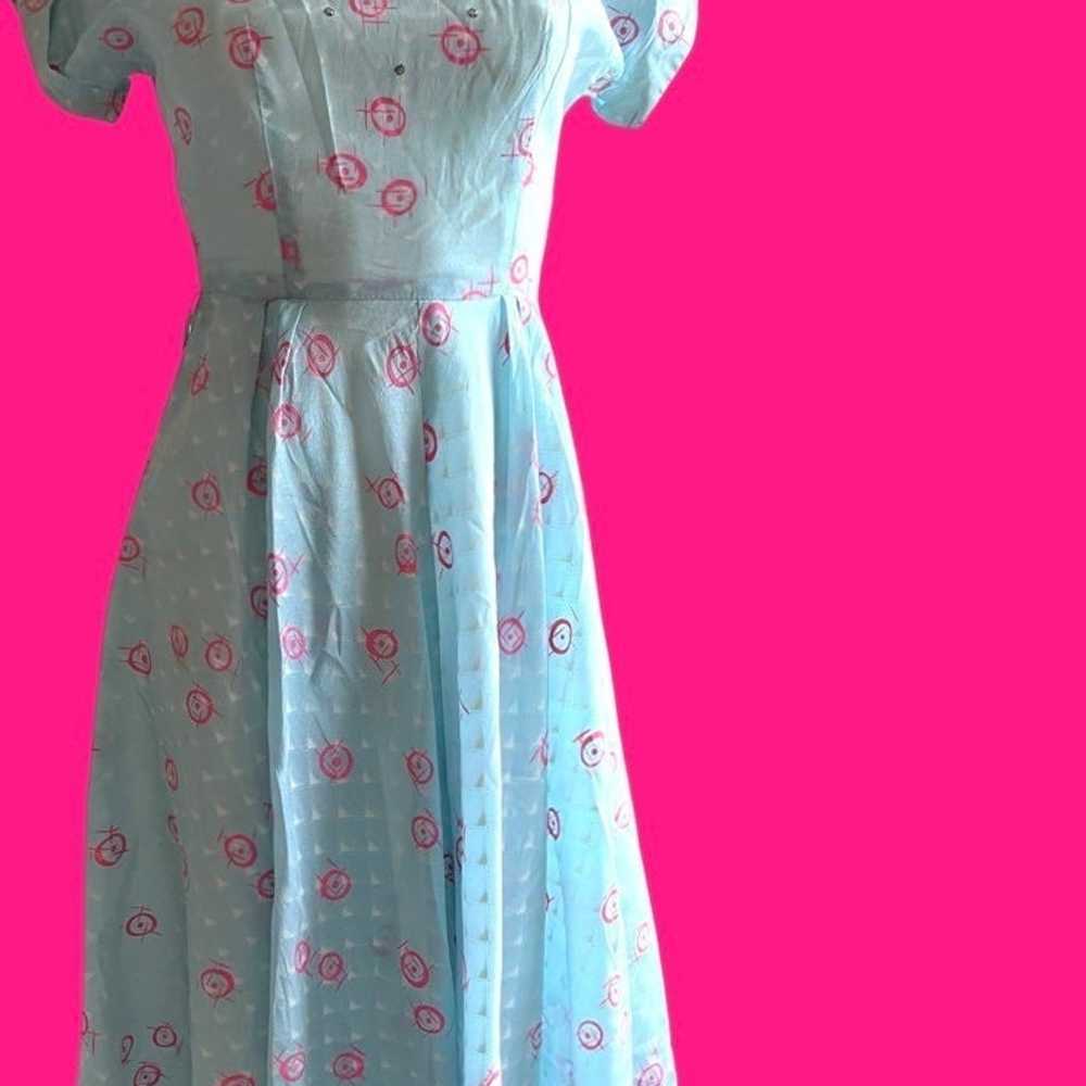 Vintage Rockabilly  1950s Day Dress - image 3