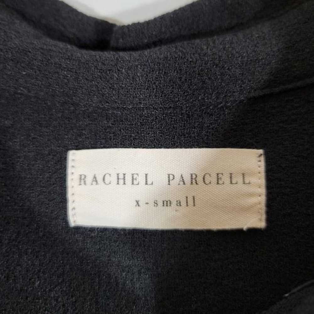 RACHEL PARCELL Everyday black button front belted… - image 6