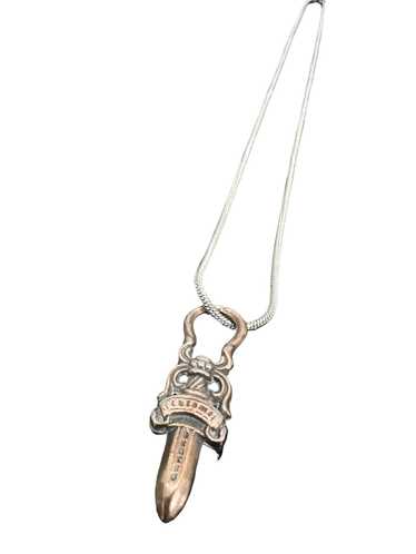 AUTHENTIC Chrome Hearts Dagger Necklace | Aneiich