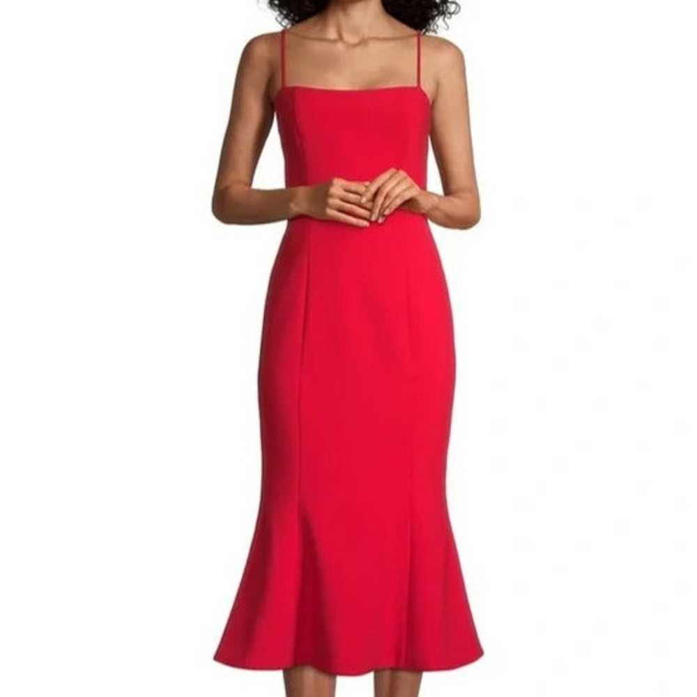 LIKELY Sleeveless Ruffles Midi Dress Size: 6 - image 2