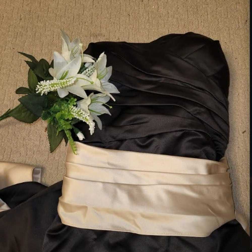 Black Sweetheart Neck BridesMaid Dress - image 1