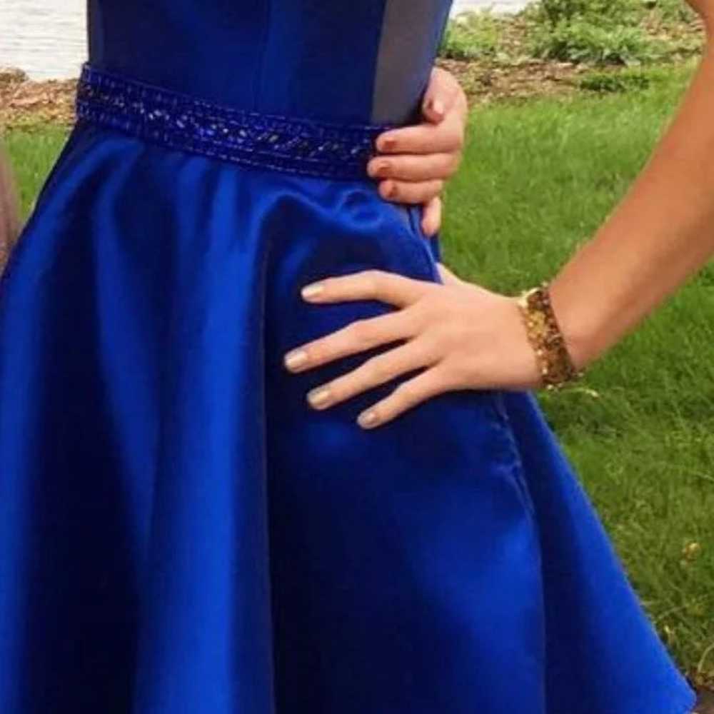 Royal blue hoco dress - image 1