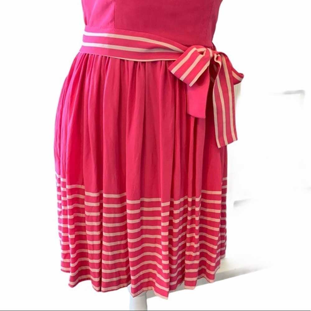 Amanda Uprichard Pink A line Dress - image 4