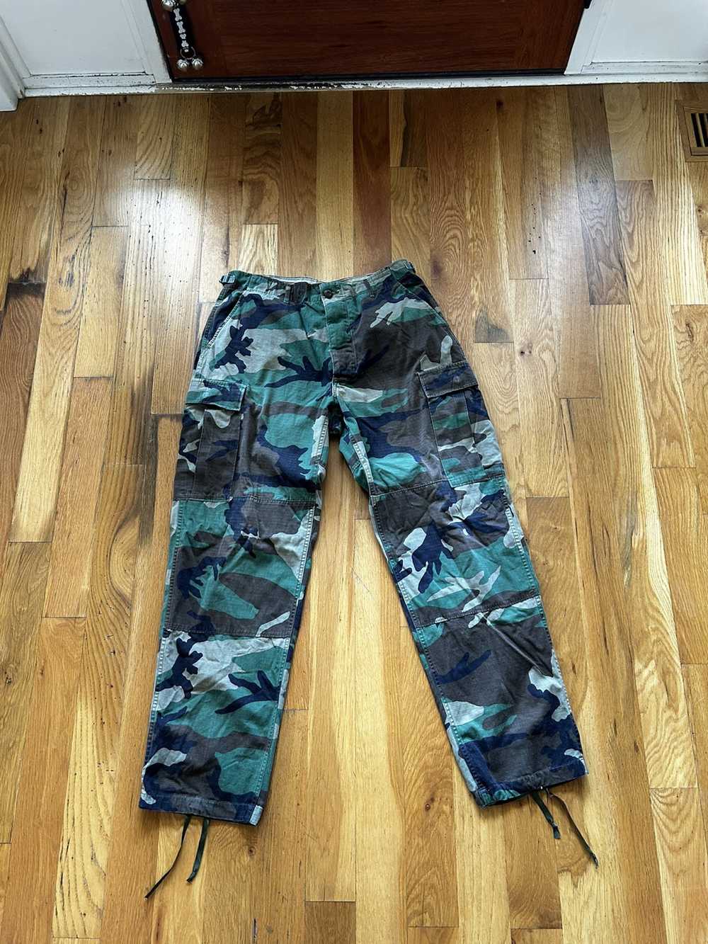 Military Camouflage Military Surplus Cargo Pants - image 1