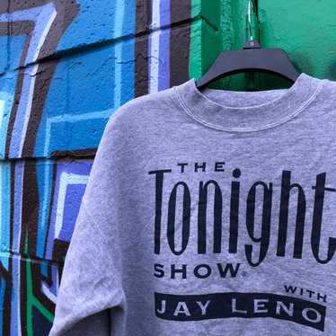Movie × Vintage 90s Tonight Show w/ Jay Leno Swea… - image 1