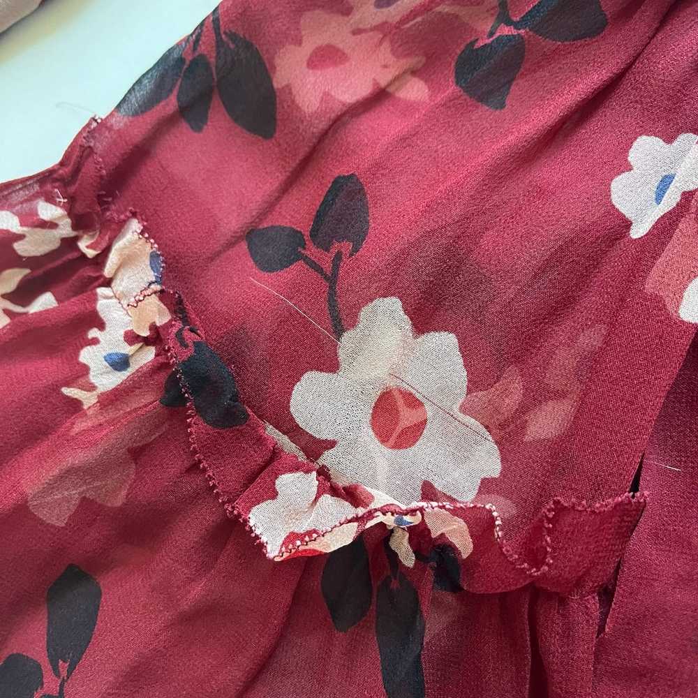 Kate Spade Camelia Chiffon Floral Mini Silk Dress… - image 7
