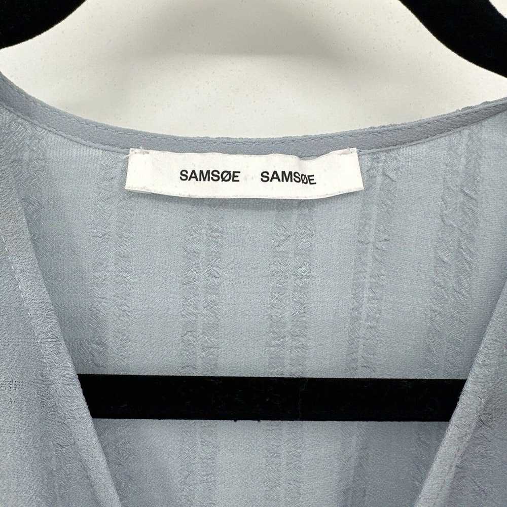Samsoe And Samsoe Jolie Short Dress Dusty Blue Si… - image 6