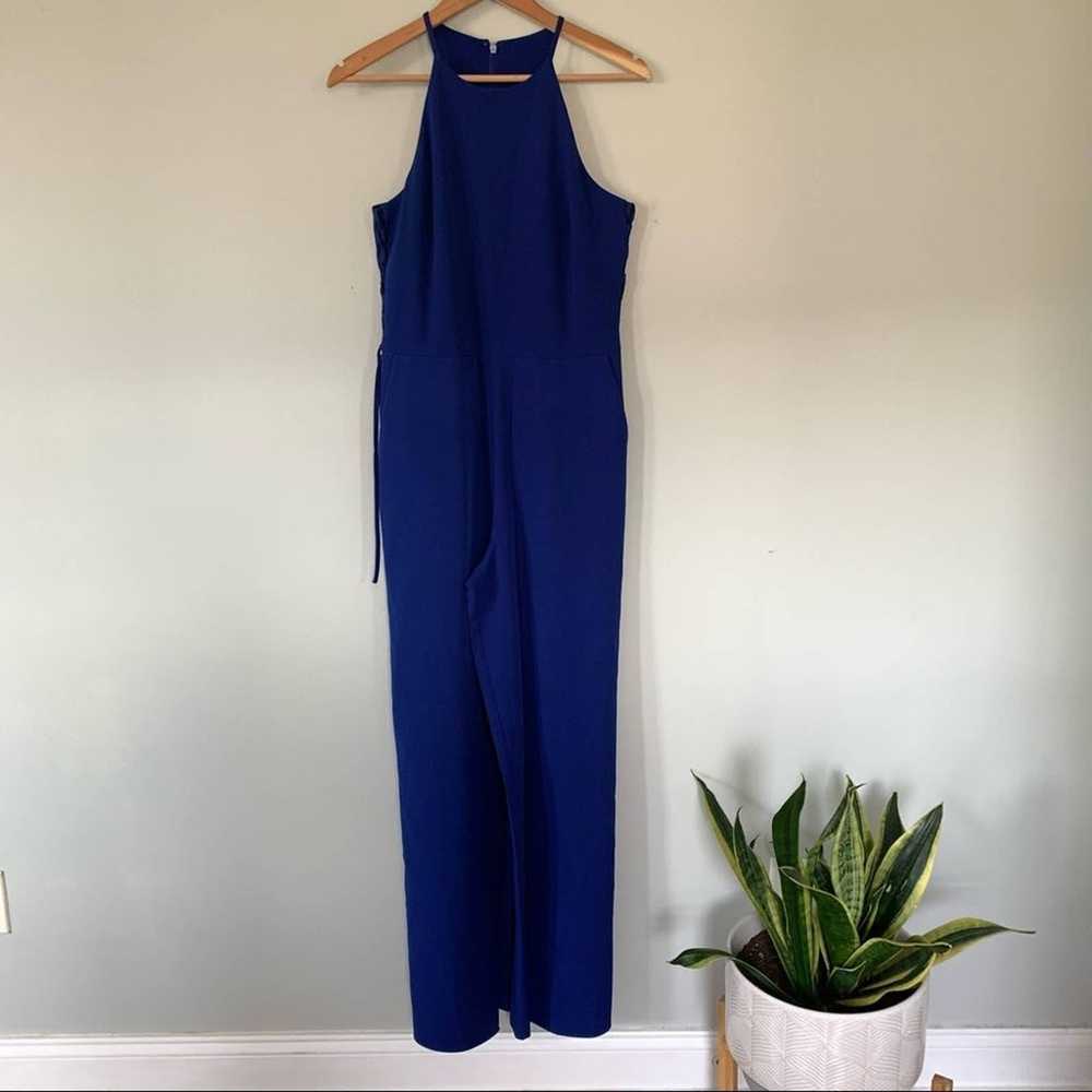 Belle Badgley Mischka Skylar Blue Jumpsuit • 6 - image 2