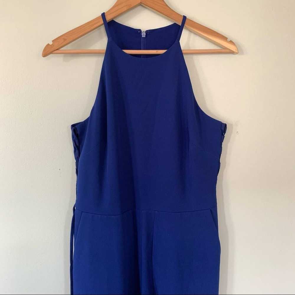 Belle Badgley Mischka Skylar Blue Jumpsuit • 6 - image 3