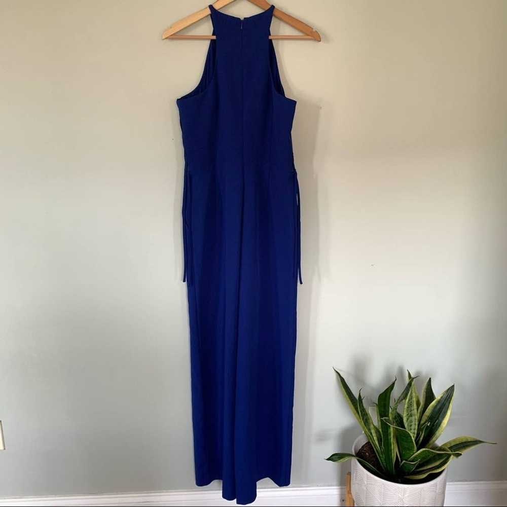 Belle Badgley Mischka Skylar Blue Jumpsuit • 6 - image 5