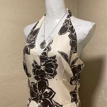 Flower Print Halter dress