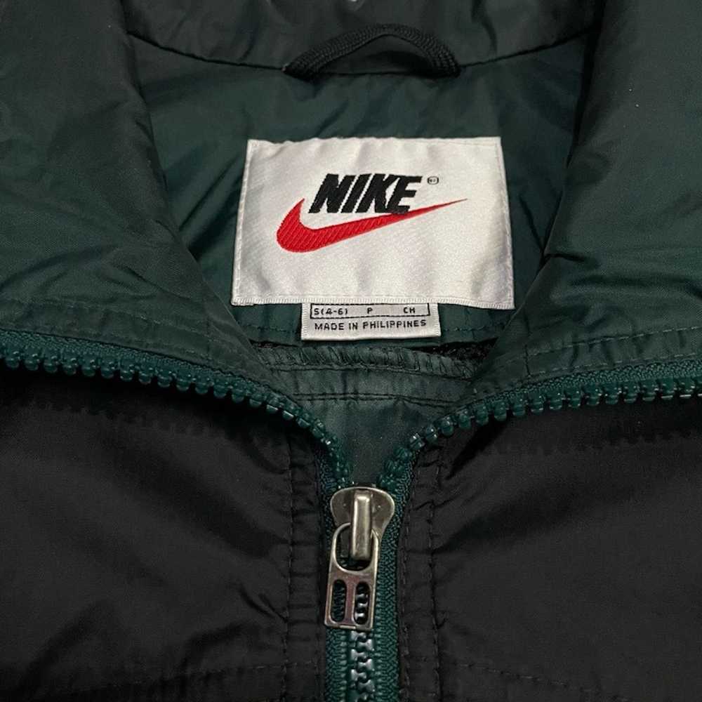 Nike × Vintage Nike Oval Timber Green Windbreaker - image 4