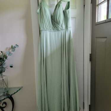 Figure Flattering Chiffon Bridesmaid Dress with B… - image 1