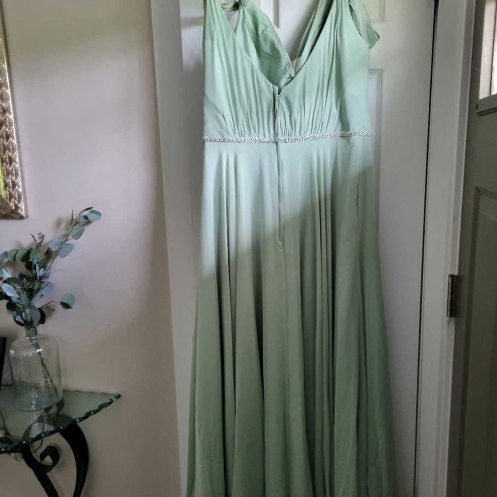 Figure Flattering Chiffon Bridesmaid Dress with B… - image 5