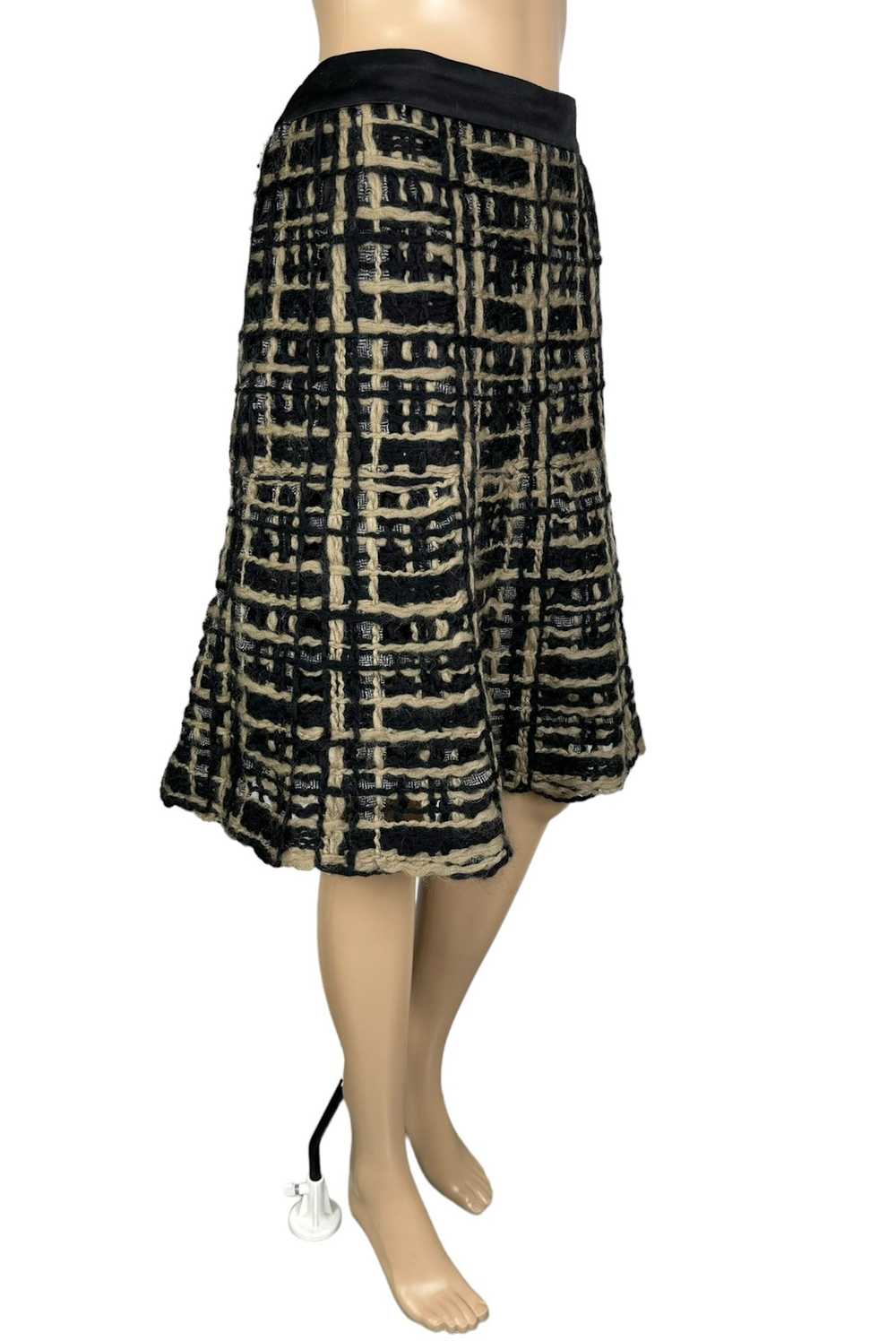 Etro Etro Milano Silk-Polyester Knit Wicker Skirt… - image 3