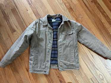 Flint and Tinder Flannel-Lined Waxed Hudson Jacket - Forest