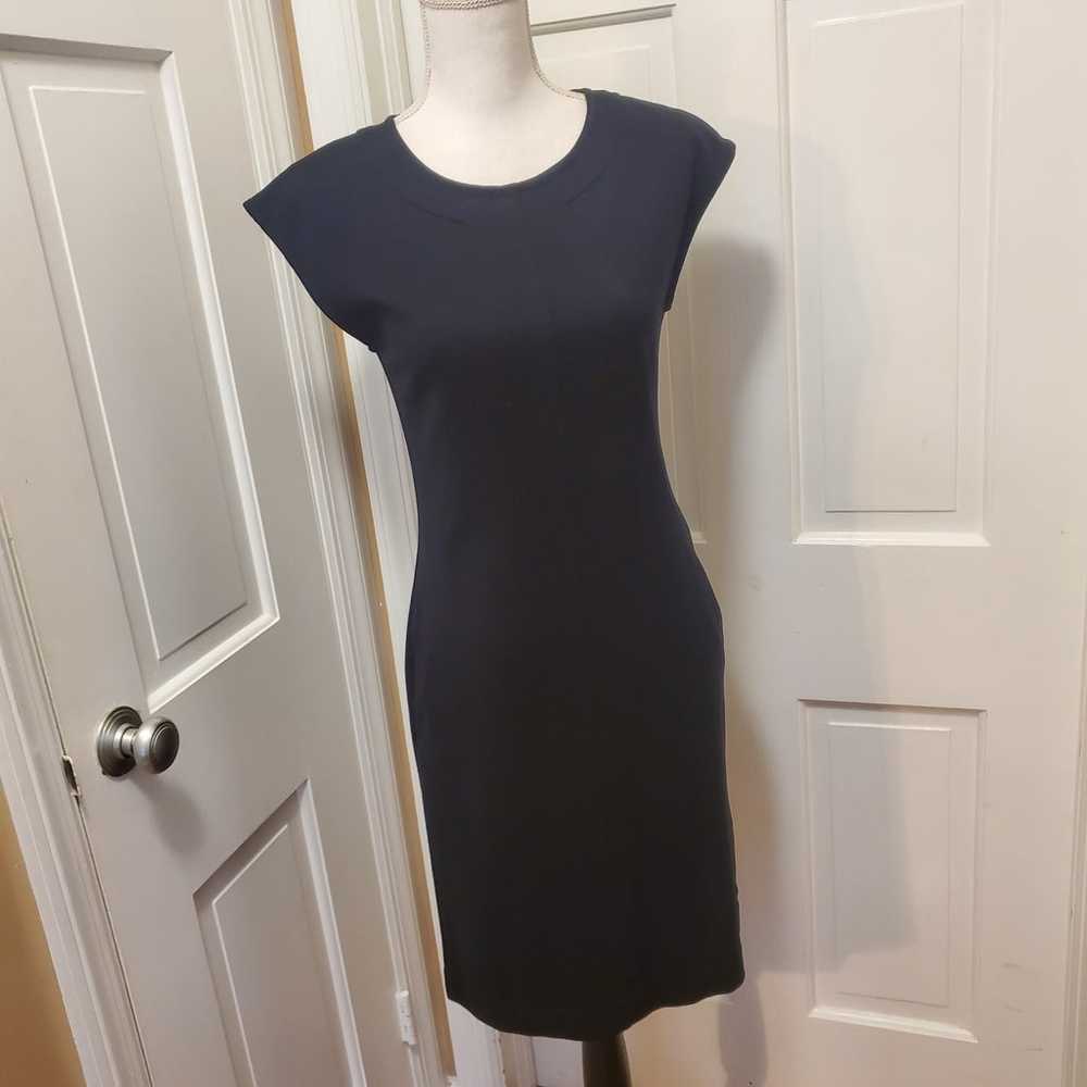 EC Marimekko Black Knit Fitted Dress Size XS, Cla… - image 1
