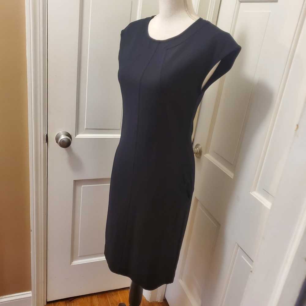 EC Marimekko Black Knit Fitted Dress Size XS, Cla… - image 2