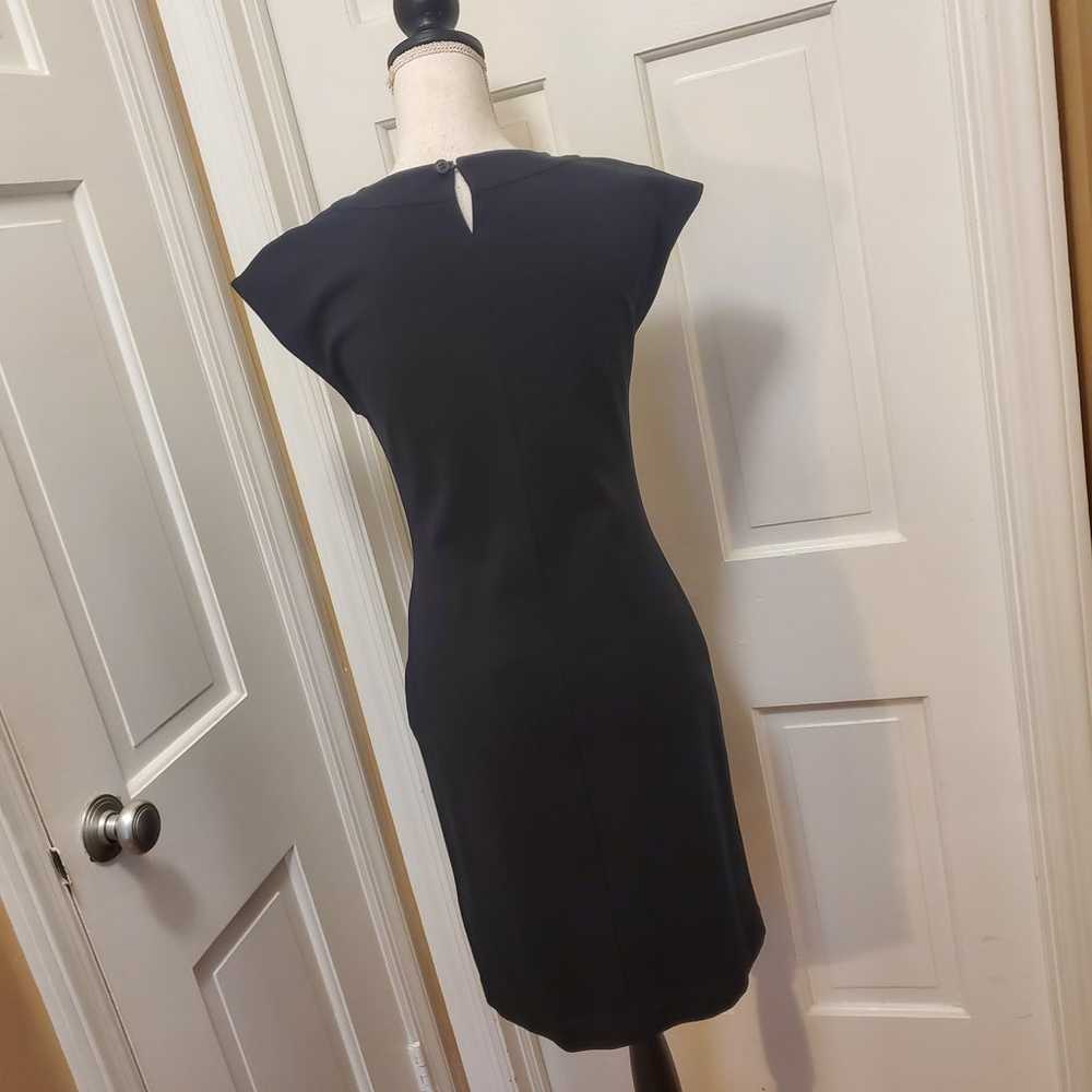 EC Marimekko Black Knit Fitted Dress Size XS, Cla… - image 6