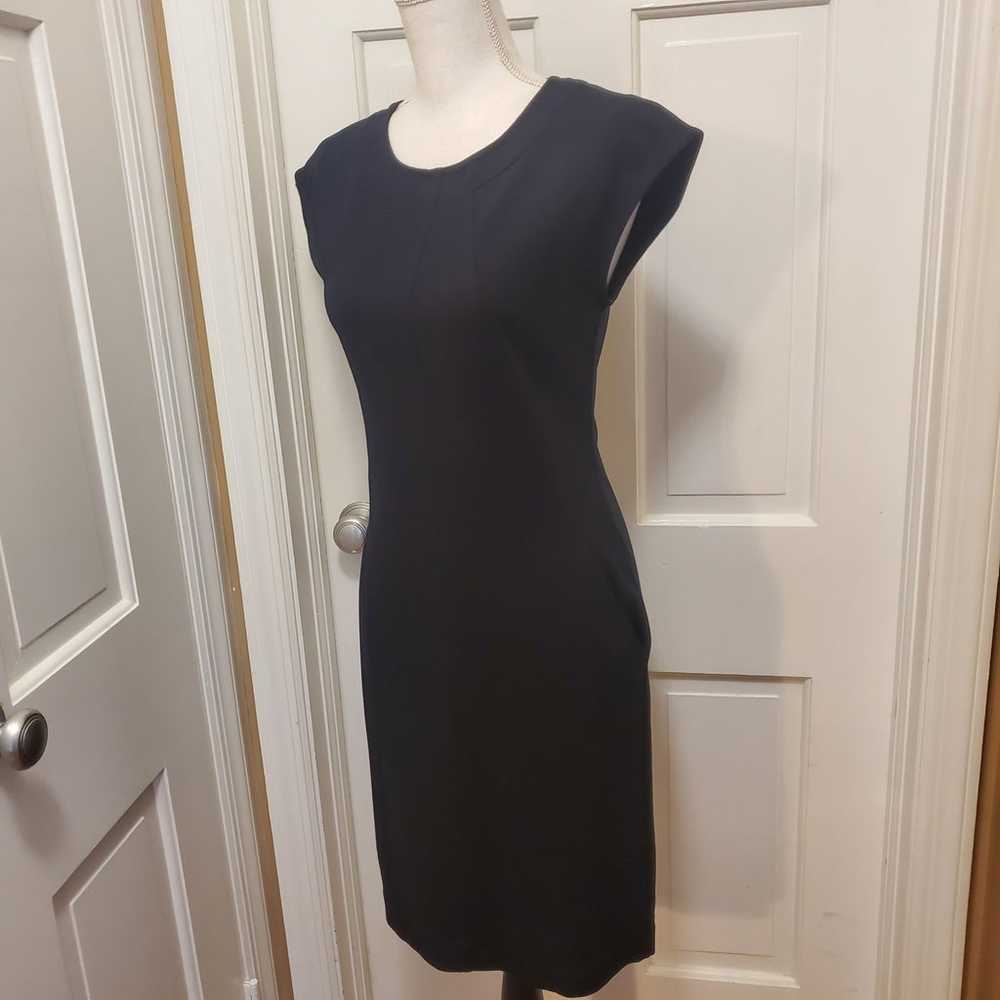 EC Marimekko Black Knit Fitted Dress Size XS, Cla… - image 8