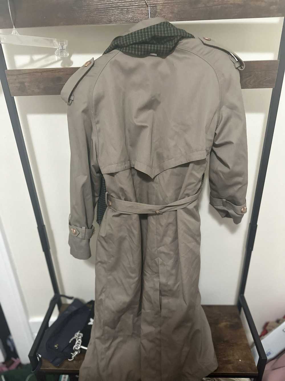 Vintage Vtg BREM Rainwear Trench Coat 10P Tan Bei… - image 1
