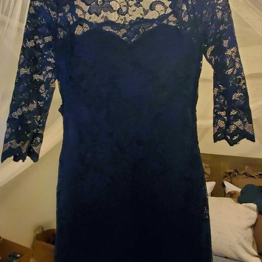 Dress Amy Childs blue lace dress size us - image 11