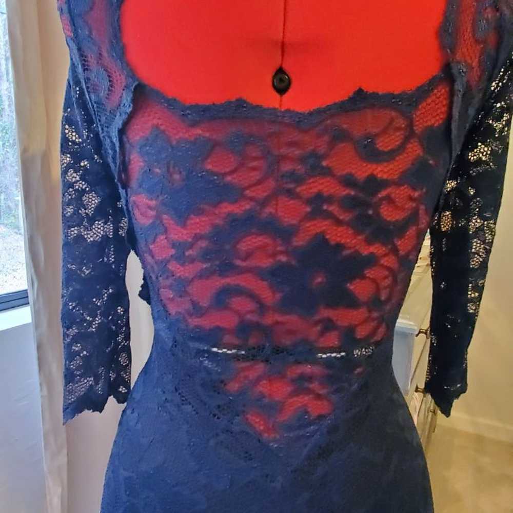Dress Amy Childs blue lace dress size us - image 9