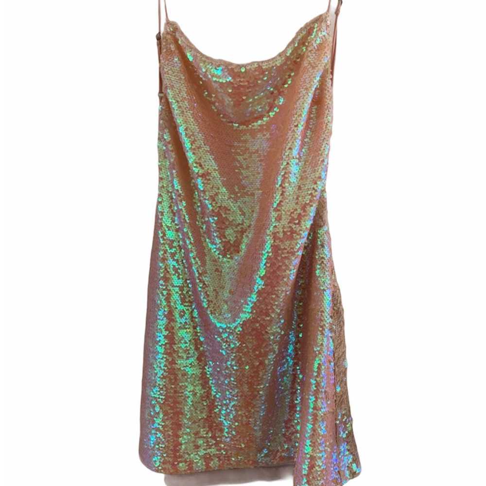 Holographic sequin dress - image 1