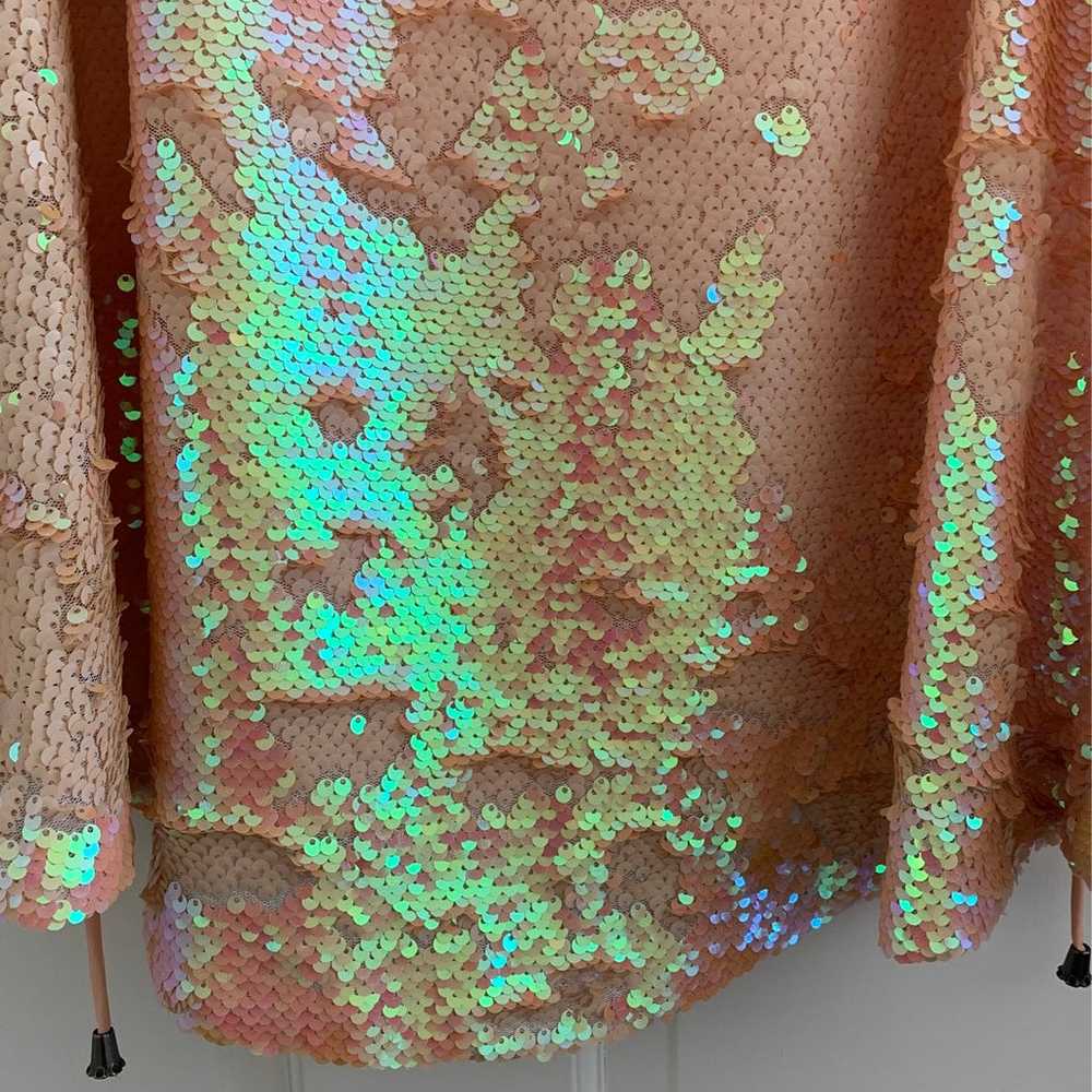 Holographic sequin dress - image 6
