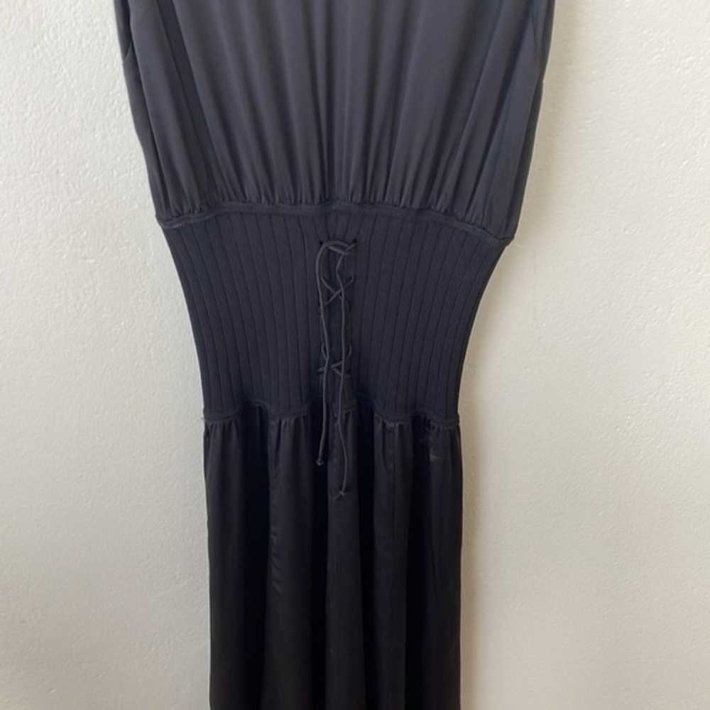 Aritzia Wilfred Silk Lace up midi dress - image 6