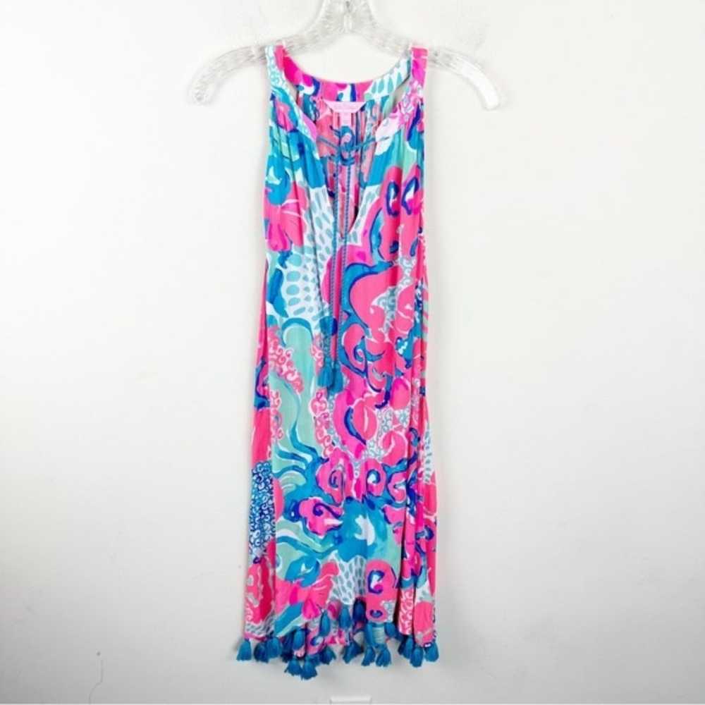Lilly Pulitzer Roxi Dress Coral Reef I'm So Jelly - image 2