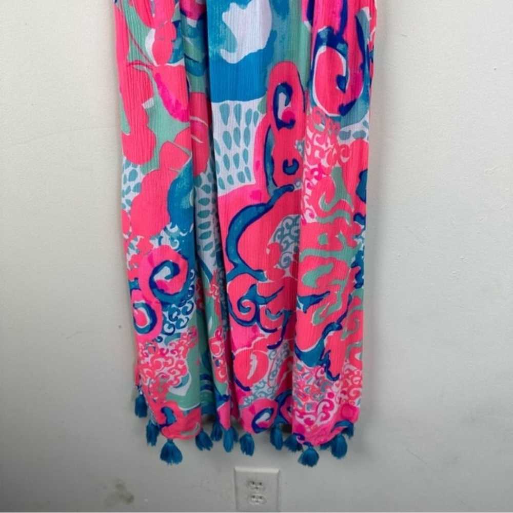 Lilly Pulitzer Roxi Dress Coral Reef I'm So Jelly - image 7