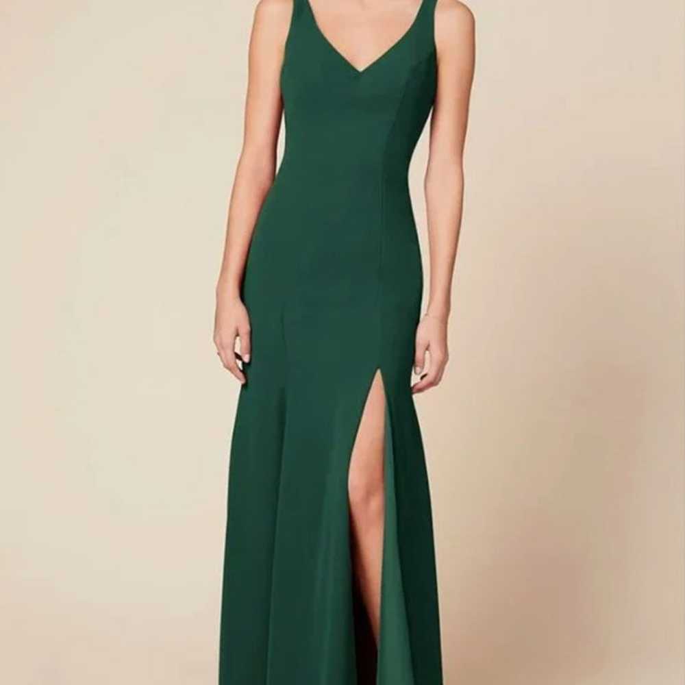 Dear Cleo Pine Green Bridesmaid Dress - image 1