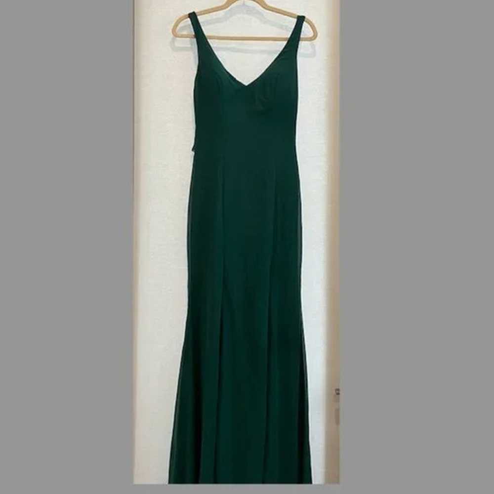 Dear Cleo Pine Green Bridesmaid Dress - image 3