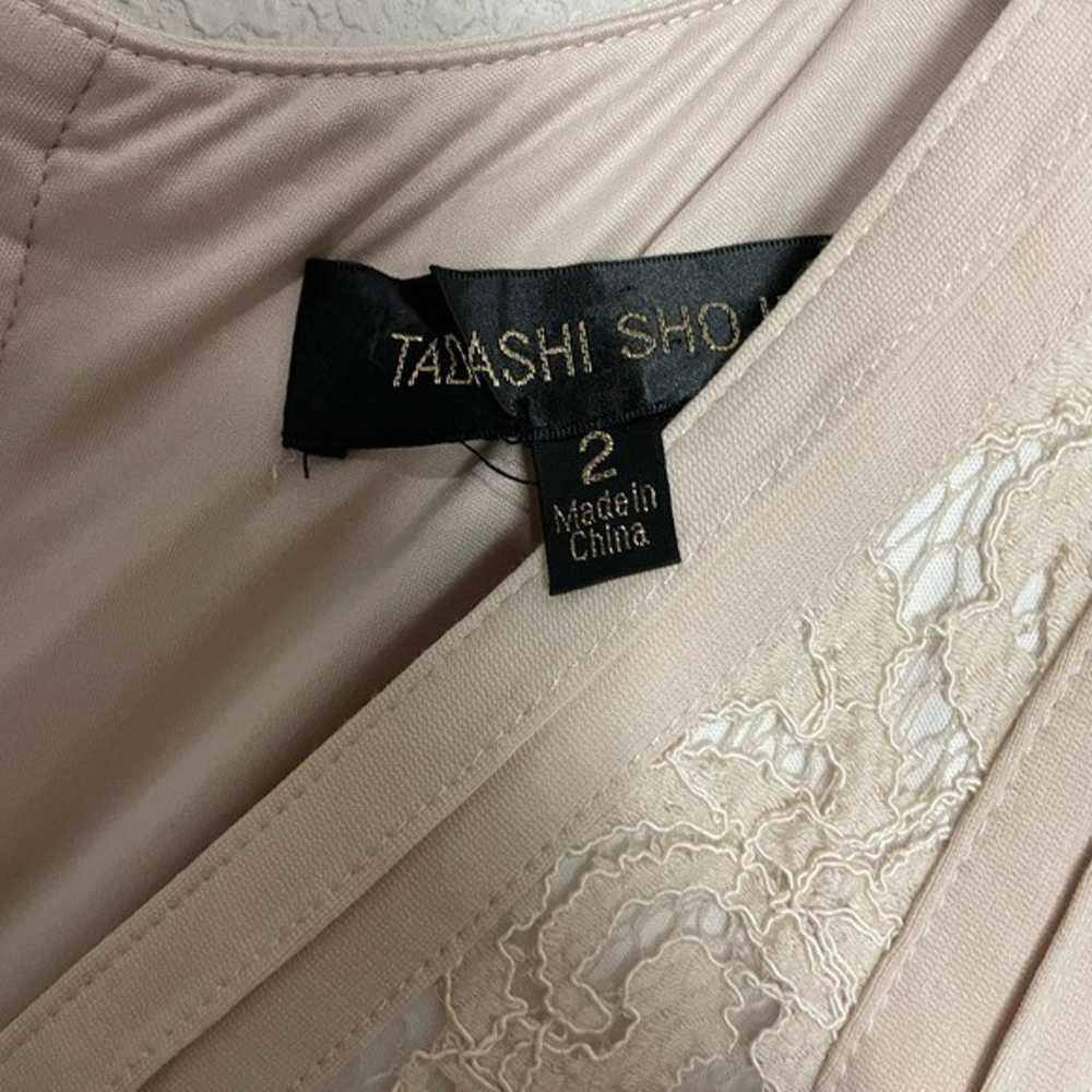Tadashi Shoji Cream Lace Dress 2 - image 3