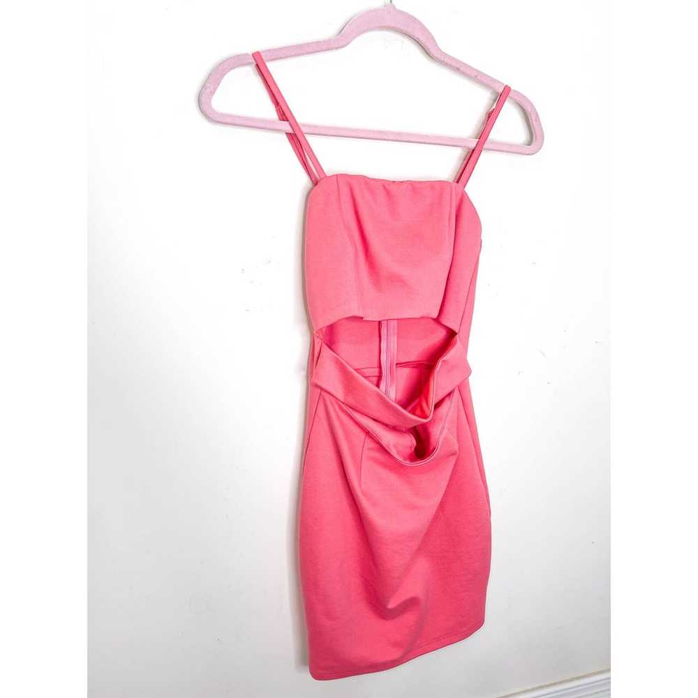 by the way. Keira Cut-out Mini Dress in Rose Pink… - image 3