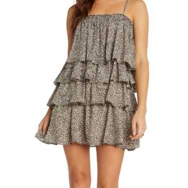 Willow Marbella Tiered Ruffle Mini Dress