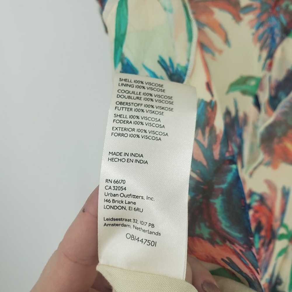 Anthropologie Soft Printed Mini Dress Flutter Sle… - image 11