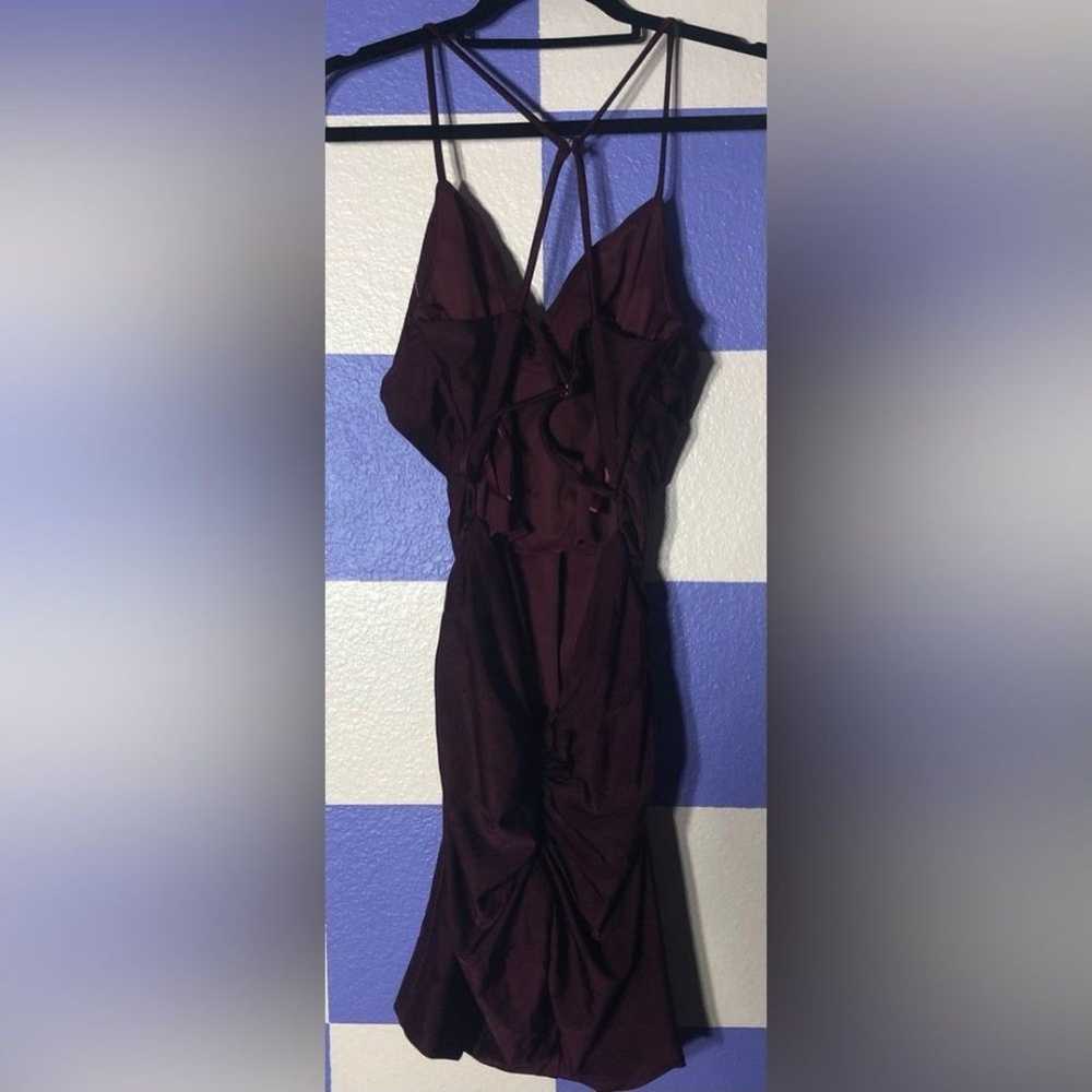 NWOT La Femme Ruched Sheath Mini Dress - Size 8, … - image 5