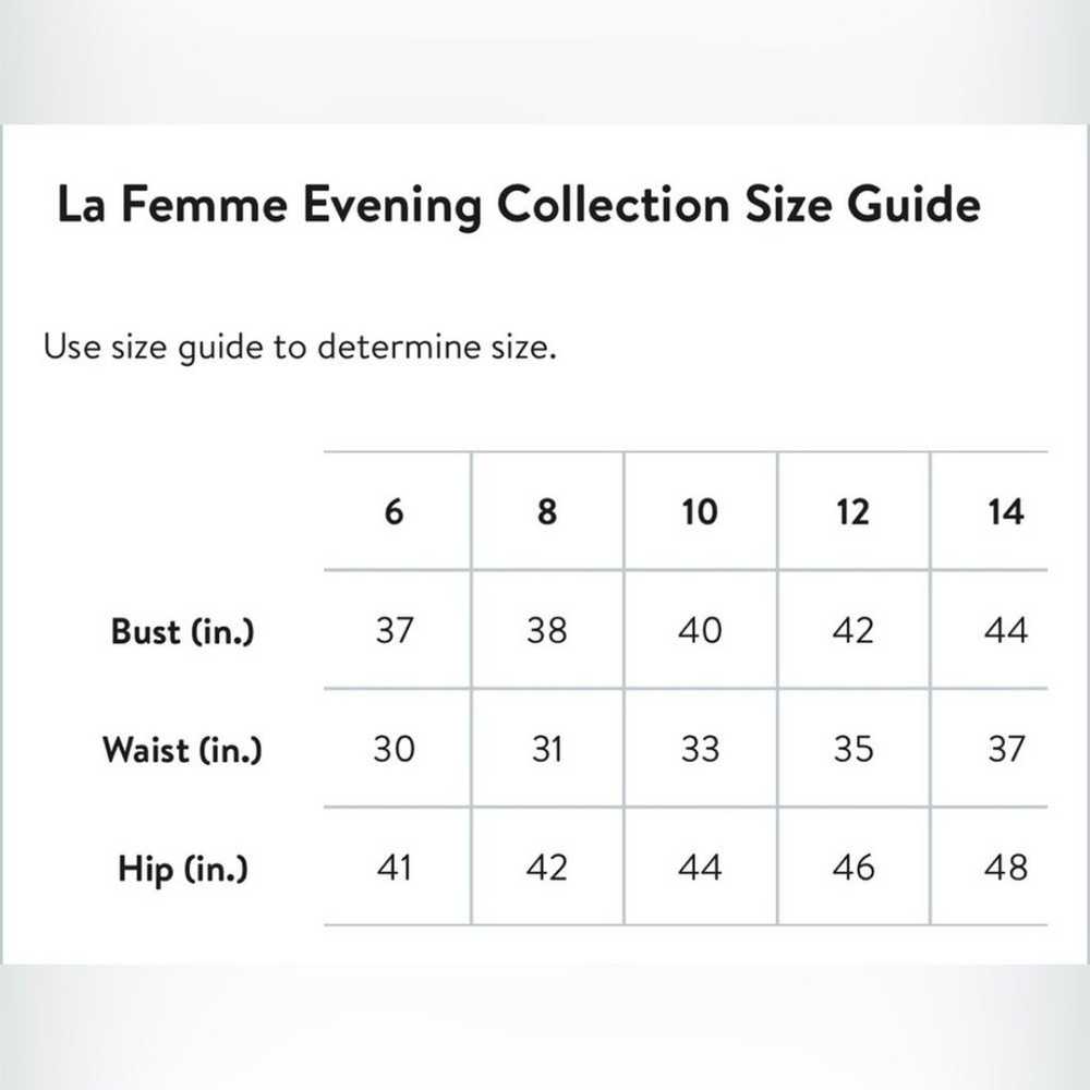NWOT La Femme Ruched Sheath Mini Dress - Size 8, … - image 7