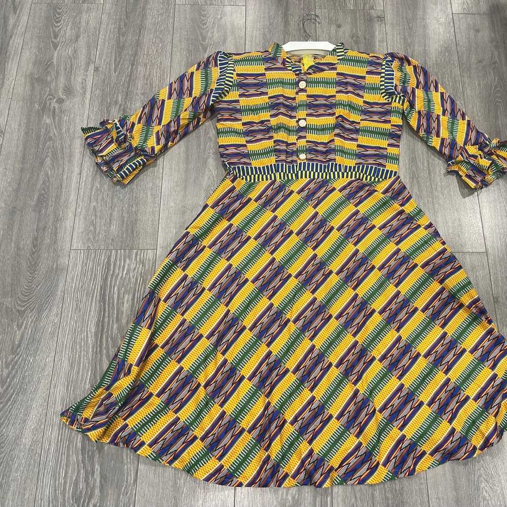 African Print Kente Dress Ankara - image 7